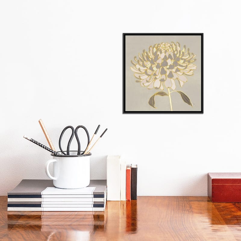 iCanvas "Sarah's Garden Gatsby IV" by Sarah Adams Framed