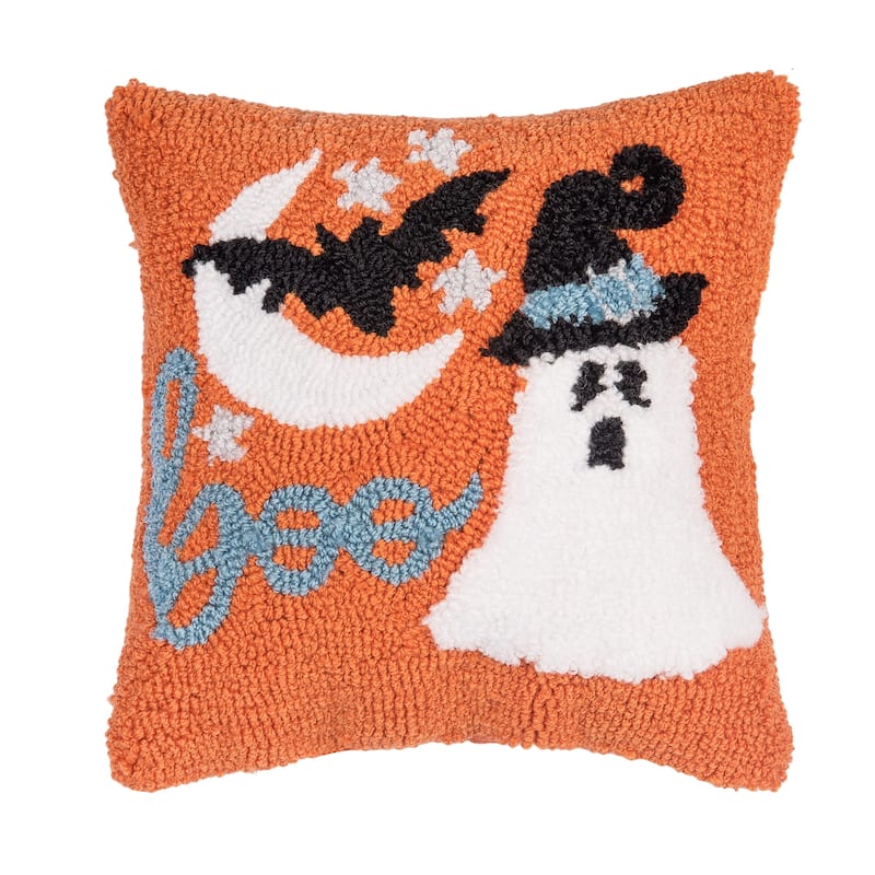 Witch Ghost Hooked Pillow