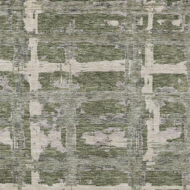 HomeRoots Striped Transitional Rectangle Outdoor Rug