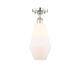 Option Cased Matte White / Polished Nickel