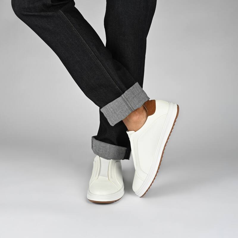 Vance Mens Matteo Medium and Wide Width Slip-on Sneaker