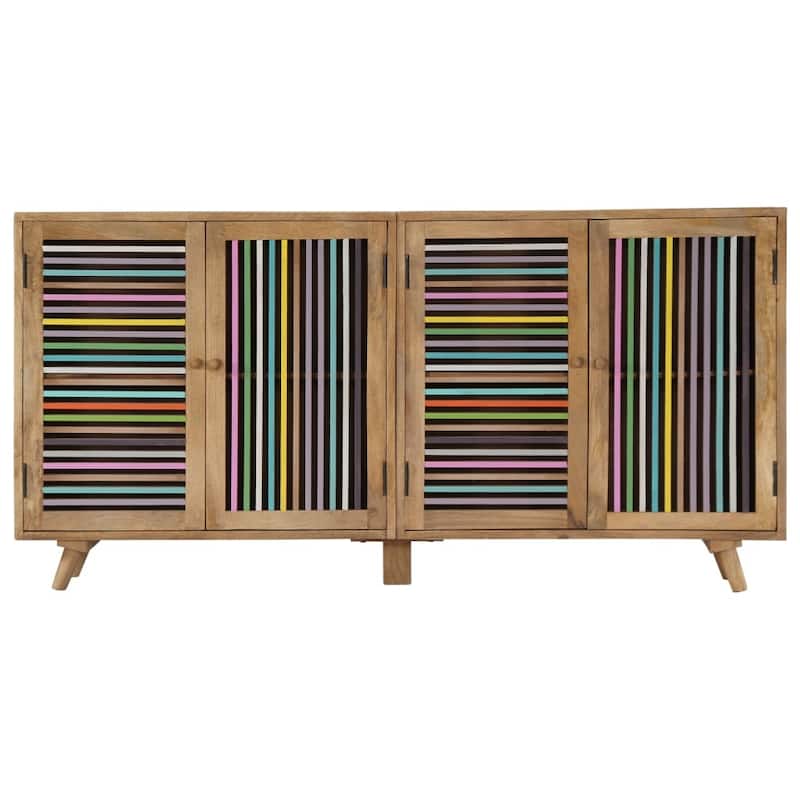 vidaXL Sideboard Storage Cabinet Buffet Sideboard Cabinet Solid Wood Mango