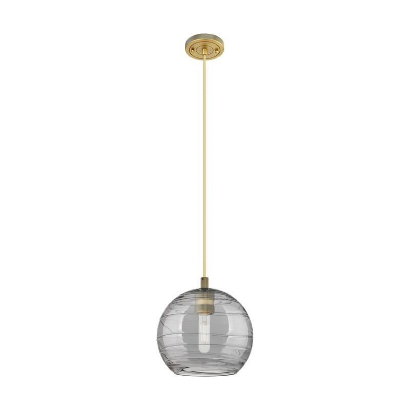 Innovations Lighting Downtown Urban - Crown Point - 1 Light 8" Athens Deco Swirl Cord Hung Pendant