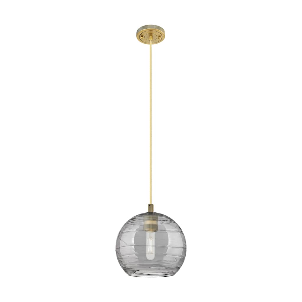 Innovations Lighting Downtown Urban - Crown Point - 1 Light 8" Athens Deco Swirl Cord Hung Pendant
