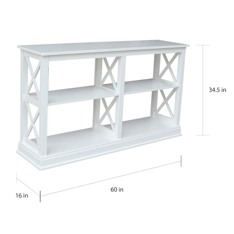 Hampton Solid Hardwood Sofa/ Server Table - 60" x 16" - 60" x 16"