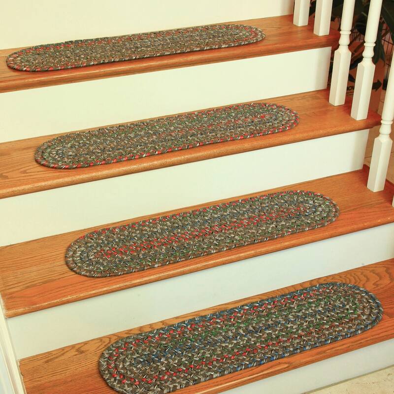 Rhody Rug Katie Indoor/ Outdoor Braided Area Rug - Dark Taupe - 8" x 28" Oval