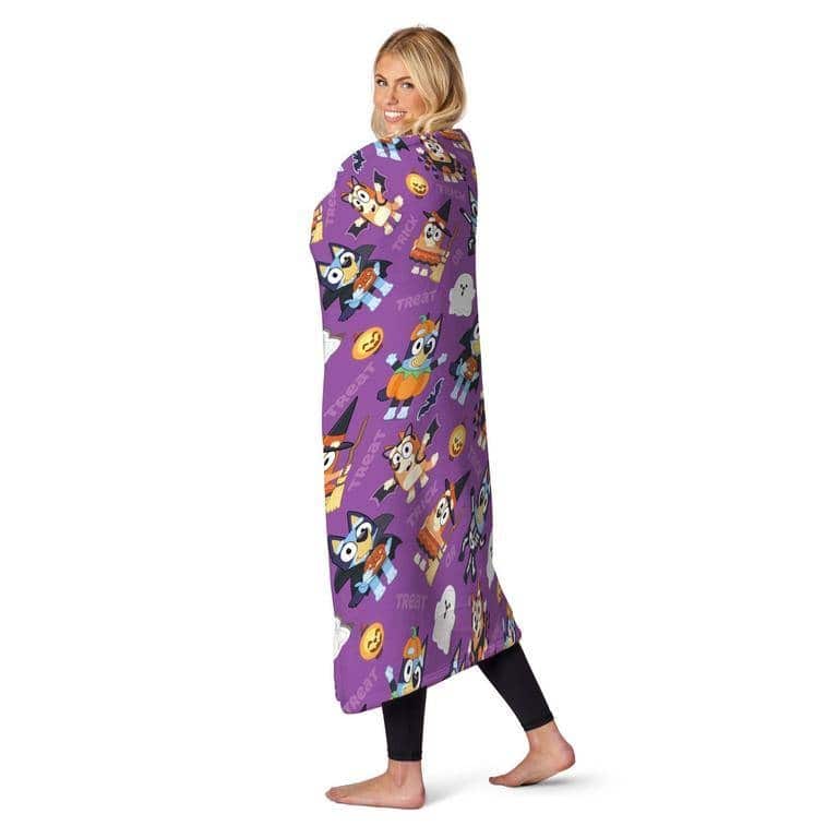Bluey Pup Tricks Silk Touch Throw Blanket