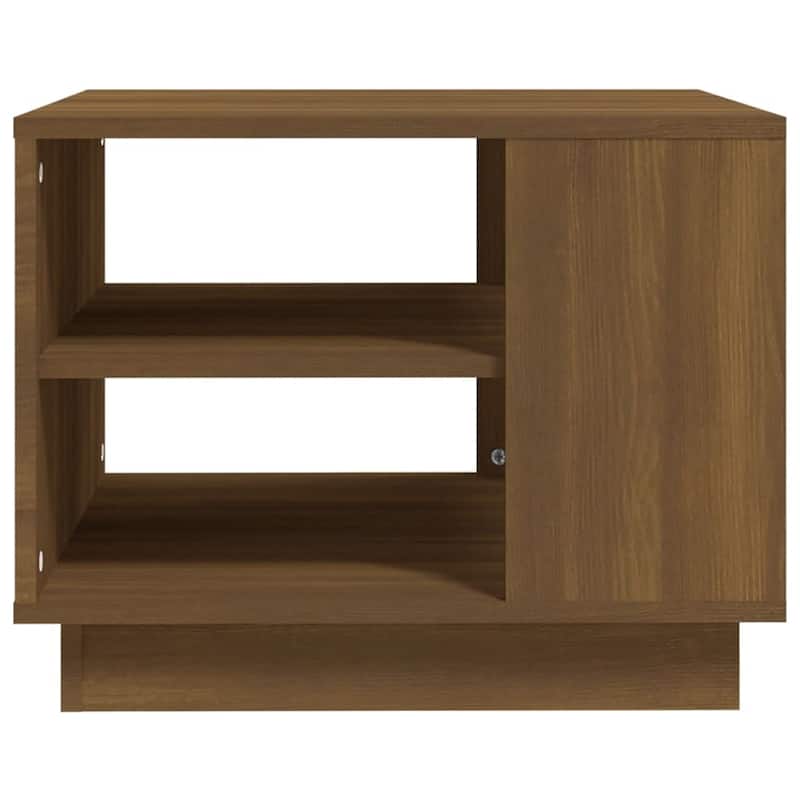vidaXL Coffee Table Accent End Side Sofa Table for Living Room Engineered Wood - 21.7" x 21.7" x 16.9"