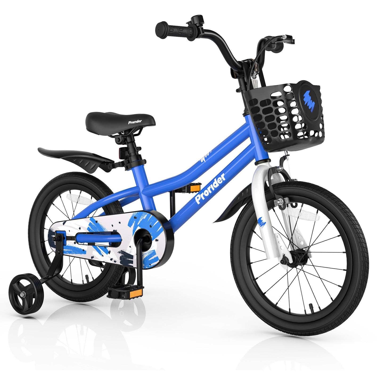 Prorider 16'' Kid's Bike with Removable Training Wheels & Basket for - See Details