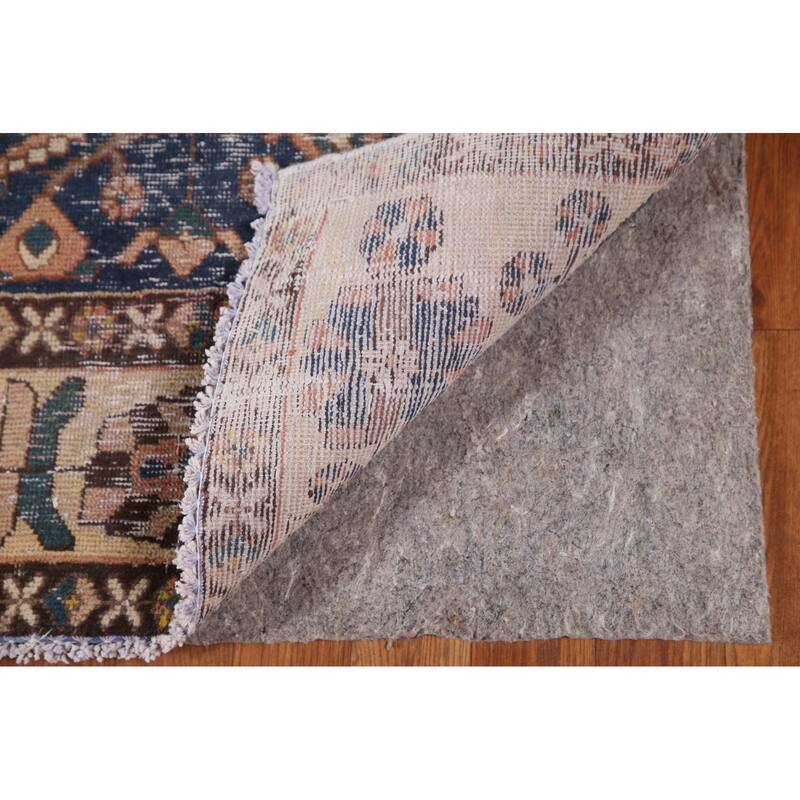Distressed Bakhtiari Persian Antique Area Rug Hand-Knotted Wool Carpet - 6'8"x 10'0"