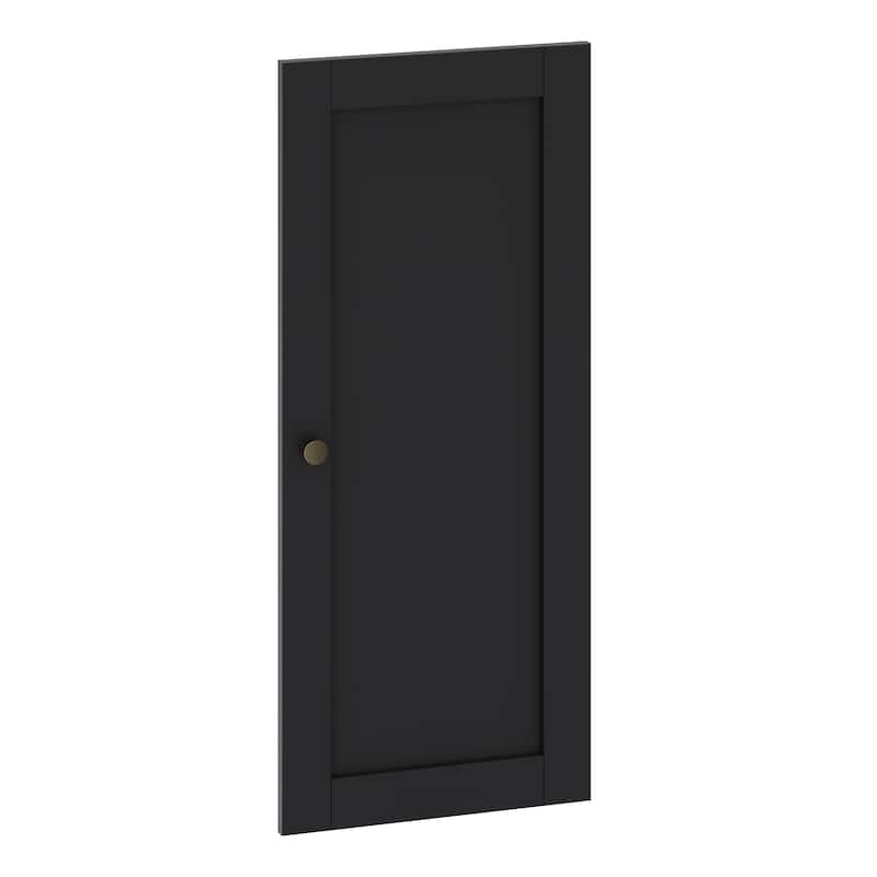 Palace Imports 100% Solid Wood Modular Shaker Door for Pantries, Sideboards, Bookcases, Bathroom Cabinets - Black