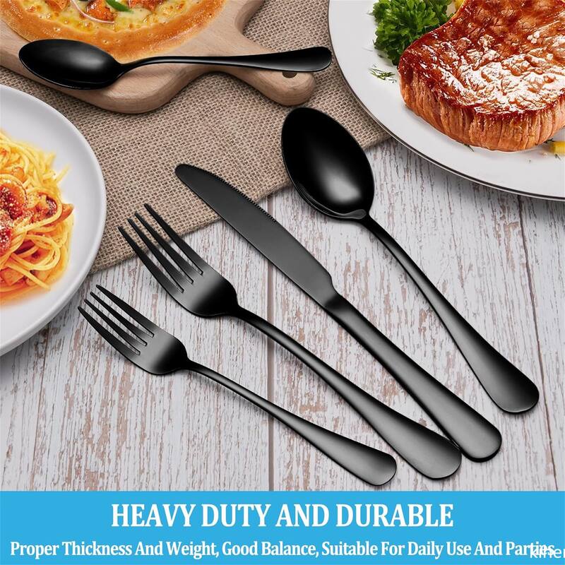 60 Pcs Silverware Set - 9.84*6.34*2inch