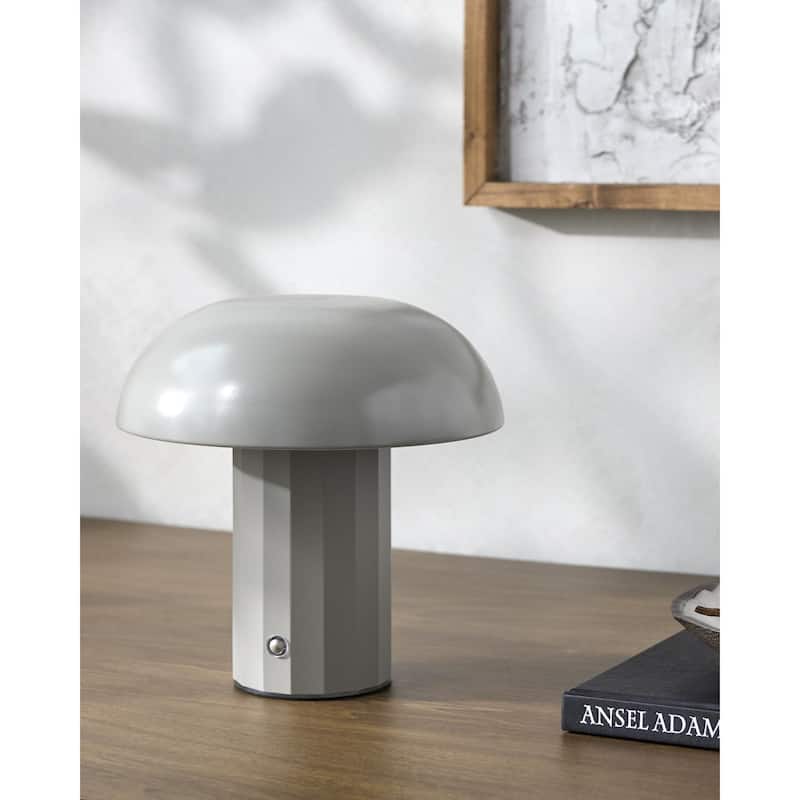 Livabliss Furnas Traditional Accent Table Lamp - Gray