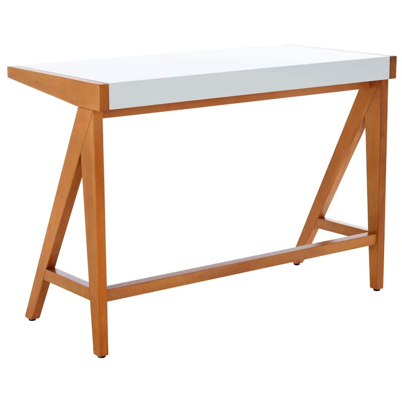 SAFAVIEH Facunda Mahogany Wood Writing Desk