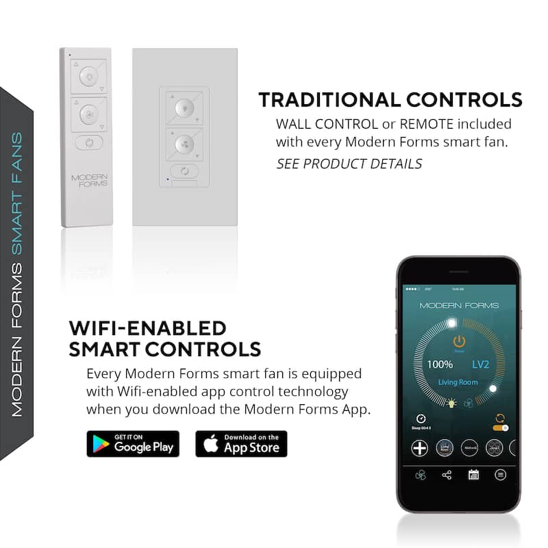 Veloce Indoor or Outdoor 3-Blade 28in Smart Fandelier - 22