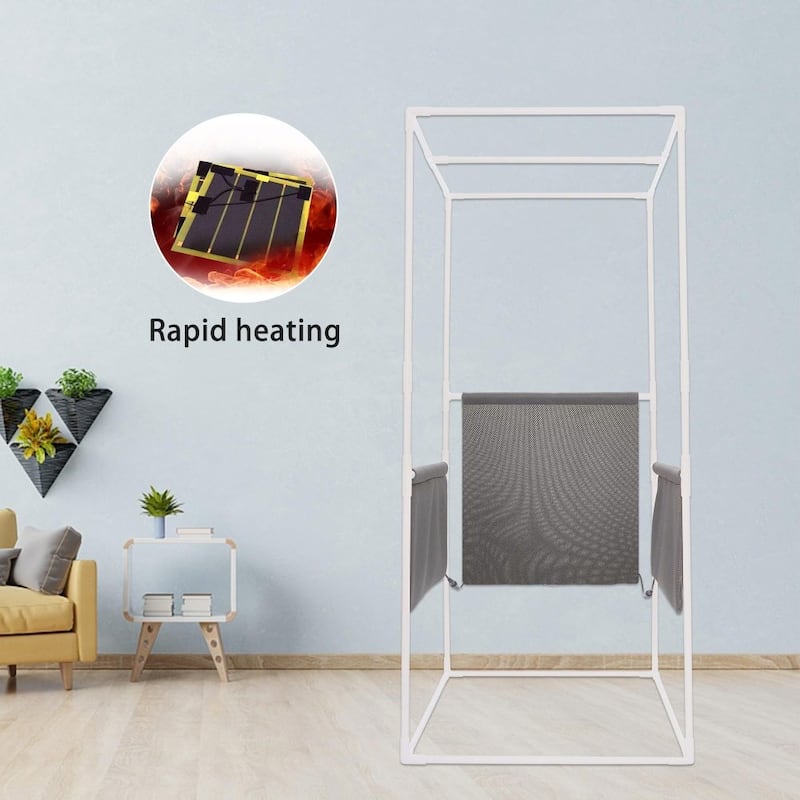 Portable Infrared Sauna Tent with Foldable Chair and Reading light