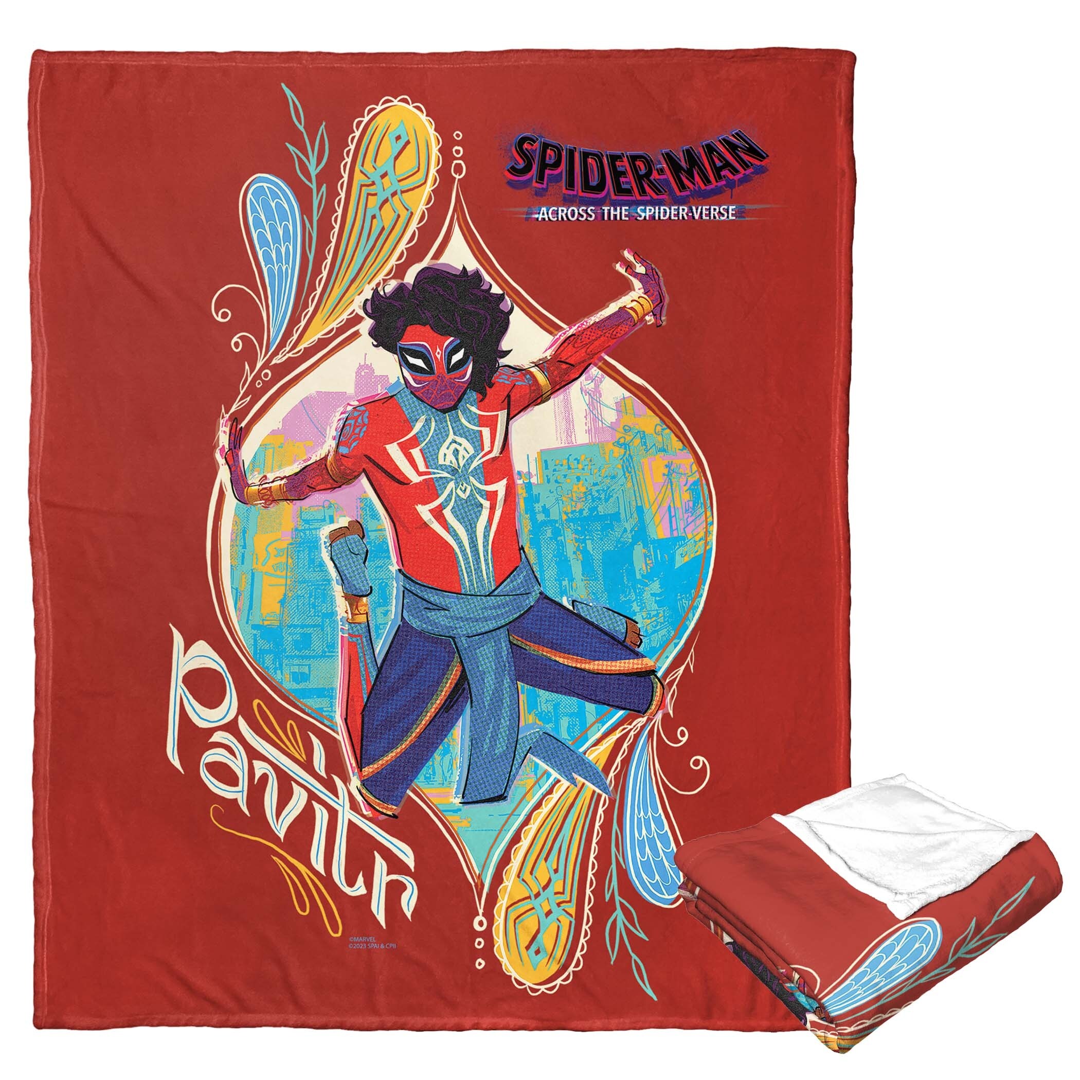 Spider man into the spider verse blanket best sale