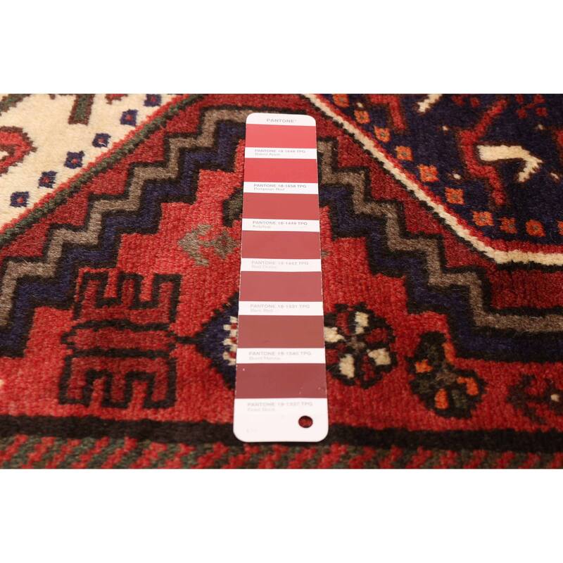 ECARPETGALLERY Hand-knotted Konya Red Wool Rug - 3'3 x 4'7