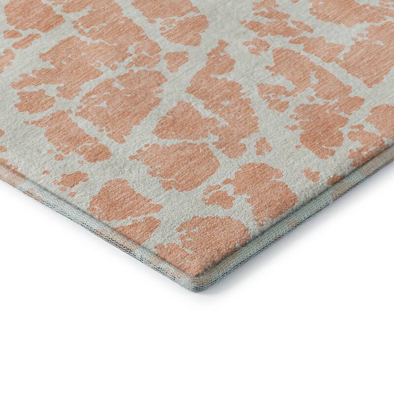 Premium Washable Super Soft Modern Crackle Mayfield Rug