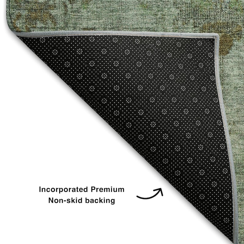 Premium Washable Super Soft Vintage Traditional Mayfield Rug