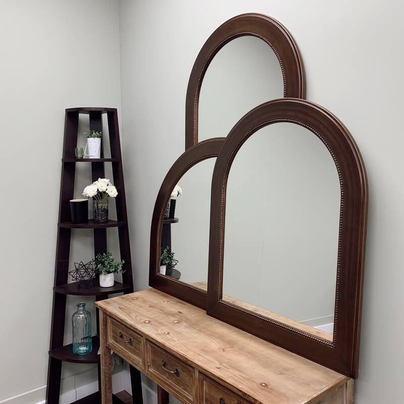 Yates Framed Mantel Mirror - Crescent Cathedral - 42.4x31.4