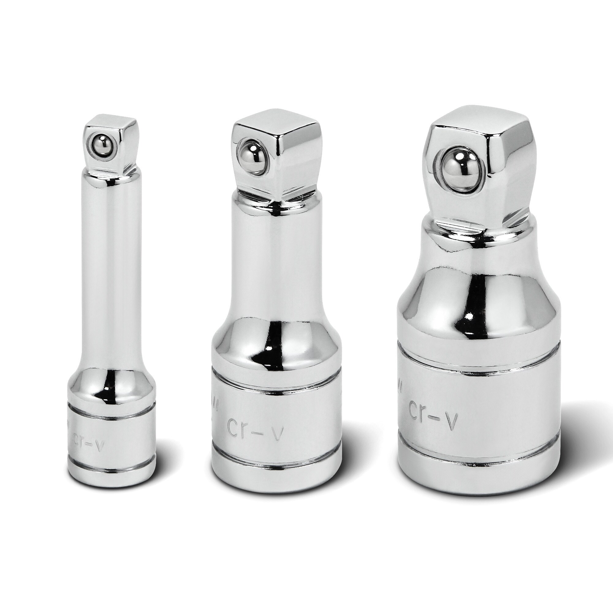 Shop Powerbuilt 3 Piece 2 Inch Long Wobble Extension Bar Set 1 4 3 8 1 2 Inch Drive Overstock 15869984