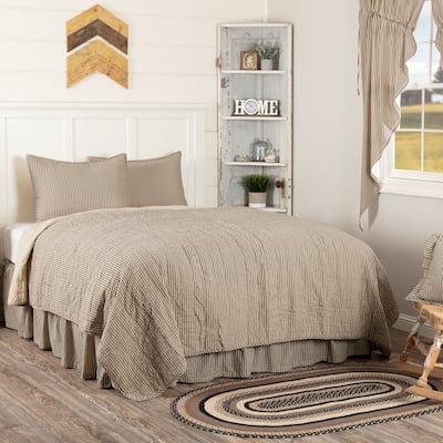 Sawyer Mill Cotton Stripe Quilt Set