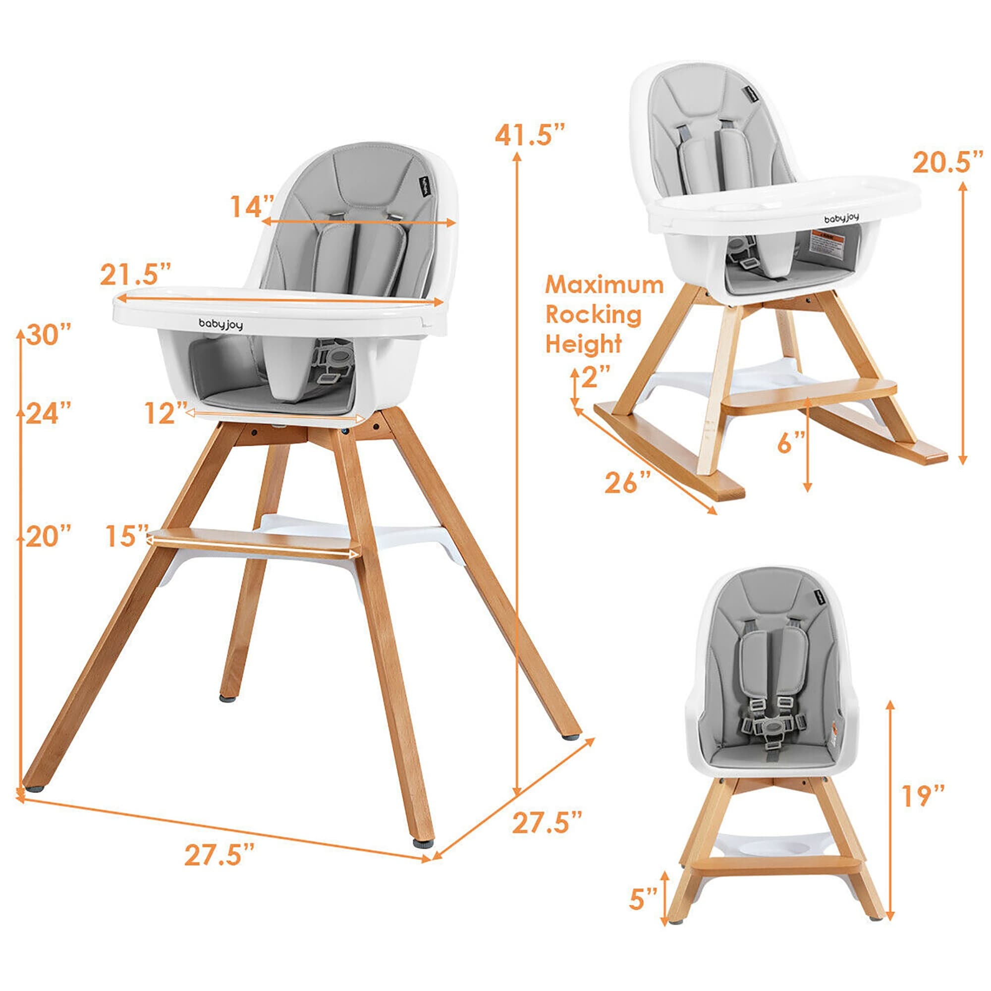 Costway high outlet chair reviews
