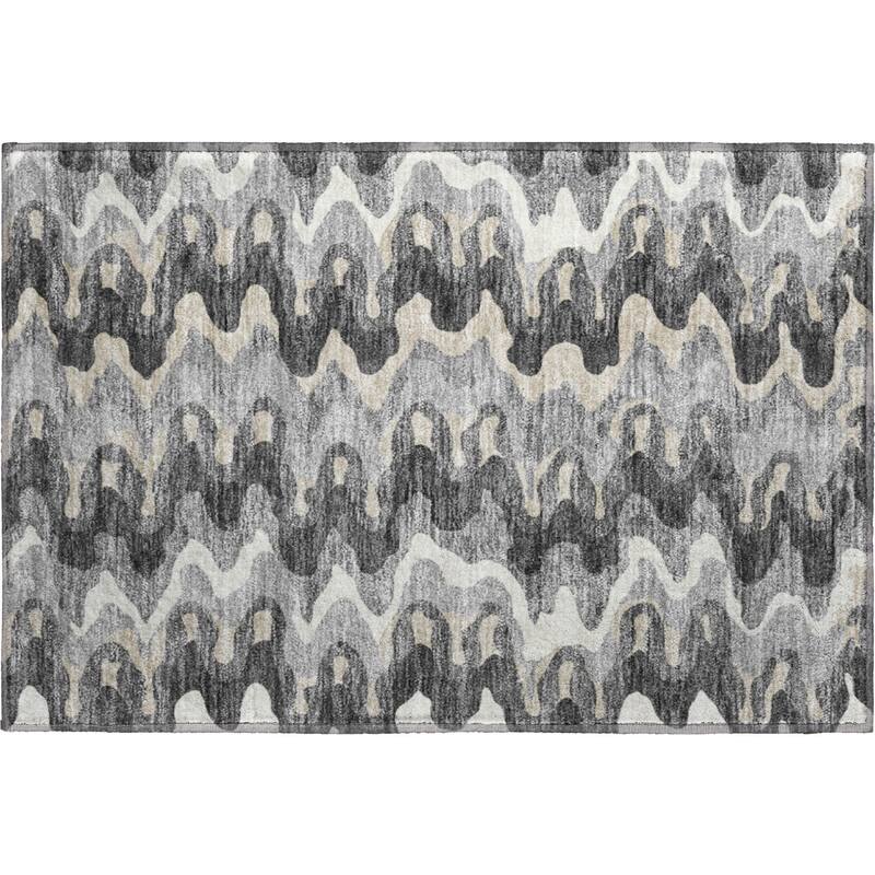 Premium Washable Super Soft Abstract Stripes Mayfield Rug
