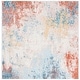 preview thumbnail 14 of 19, SAFAVIEH Tulum Laufey Modern Abstract Rug 5' Square - Ivory/Pink - Square