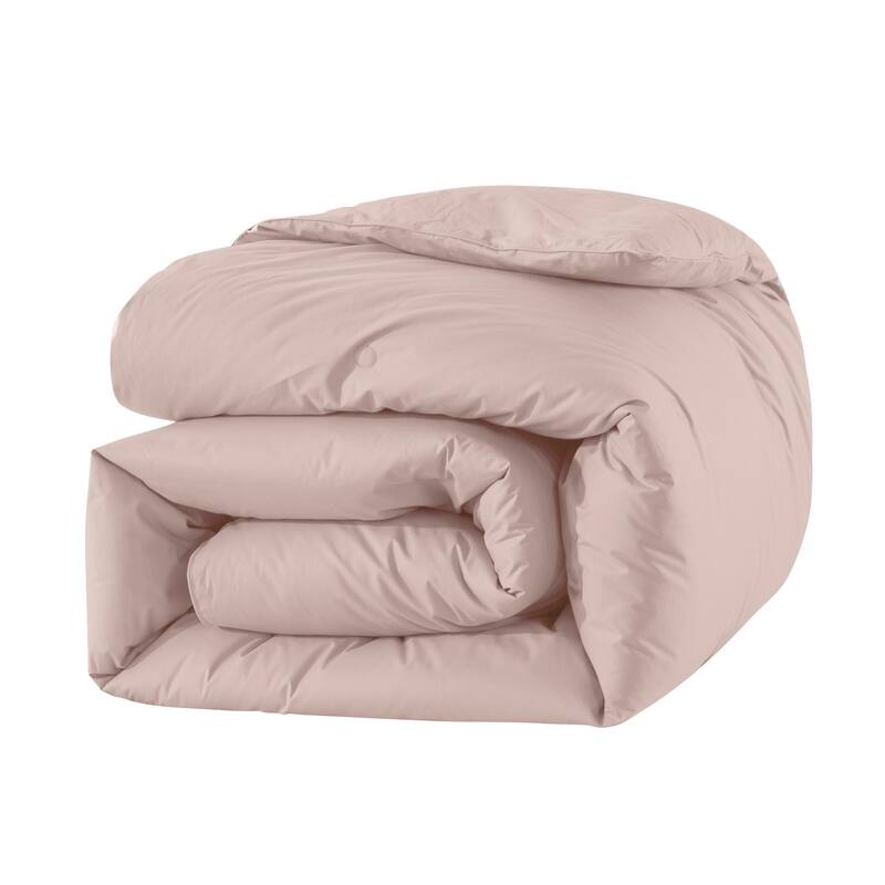 Royal Velvet Tufted Down Alternative Comforter - King - Blush