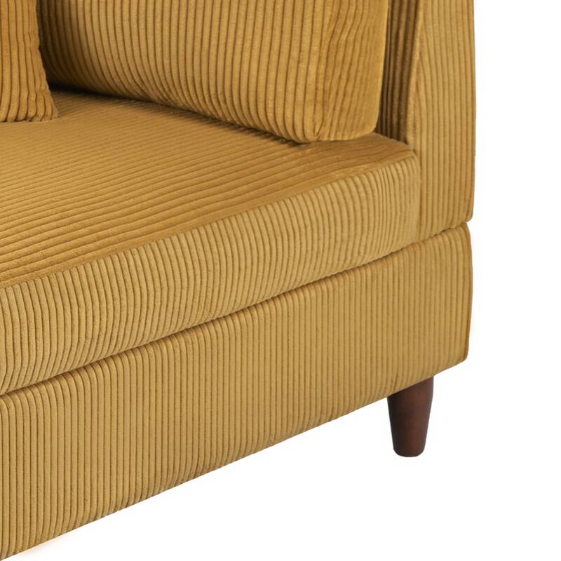 Multi-Combination Couch Modular Corduroy Sectional Sofa