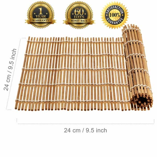 Bamboo Sushi Making Kit with 2 Sushi Rolling Mats, 5 Pairs Bamboo  Chopsticks, Rice Paddle and Spreader - BlauKe - 9-Pack - On Sale - Bed  Bath & Beyond - 39463739
