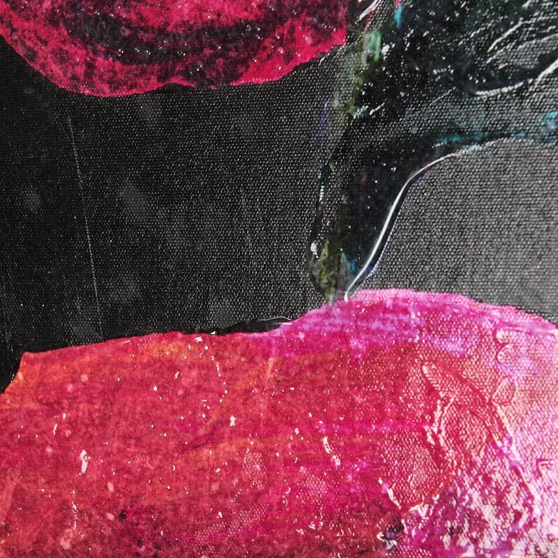 Midnight Flower I (30 x 45) Canvas Art Print