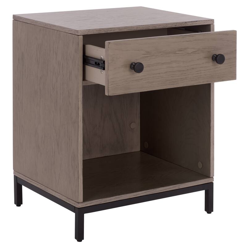 SEI Furniture Himalay 1-Drawer 1-Shelf Nightstand