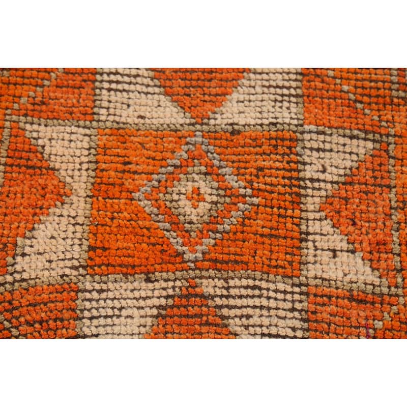 Anatolian Oriental Vintage Runner Rug Handmade Wool Carpet - 2'11"x 11'2"