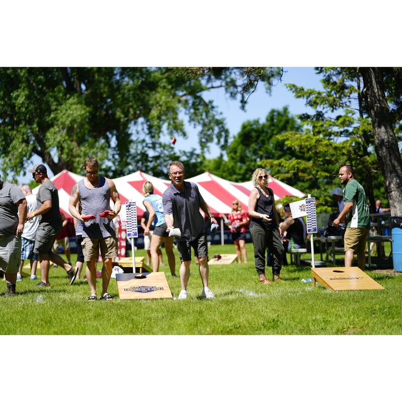Arizona Flag Cornhole Boards with Carry Case