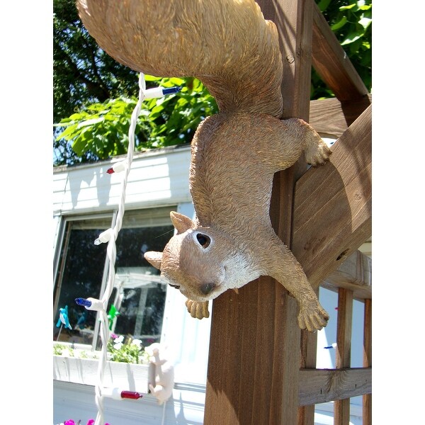 Simone the Squirrel Statue Indoor / Outdoor Sculpture Design Toscano Simone the Squirrel Statue Indoor / Outdoor Sculpture Design Toscano