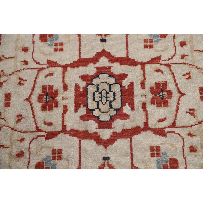 Floral Kashan Mohtasham Turkish Oriental Area Rug Wool Hand-knotted - 9'9" x 13'0"
