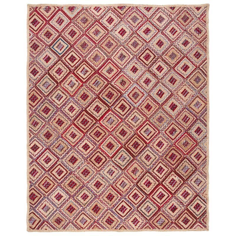 SAFAVIEH Cape Cod Elfie Handmade Jute Area Rug