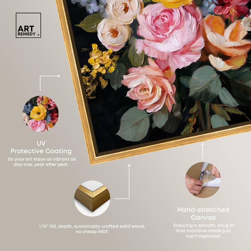 Garden Richness II Canvas by Art Remedy