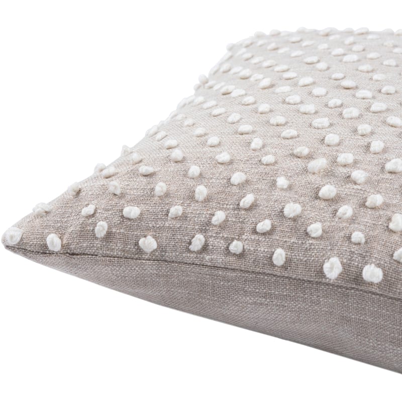 Aqib Pompom Small Polka Dot Throw Pillow