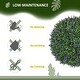 preview thumbnail 5 of 7, HOMCOM Set of 2 16.5 Inch Artificial Plant Topiary Balls, UV-protected Anti-Fading Faux Decorative Lavender Balls, Fake Plants