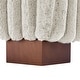 preview thumbnail 55 of 174, 41" W Plush Corduroy Chaise Lounge with Pillows