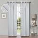 preview thumbnail 8 of 68, Superior Shimmer Washable Room Darkening Curtains, Set of 2 Panels 42" x 108" - Chrome