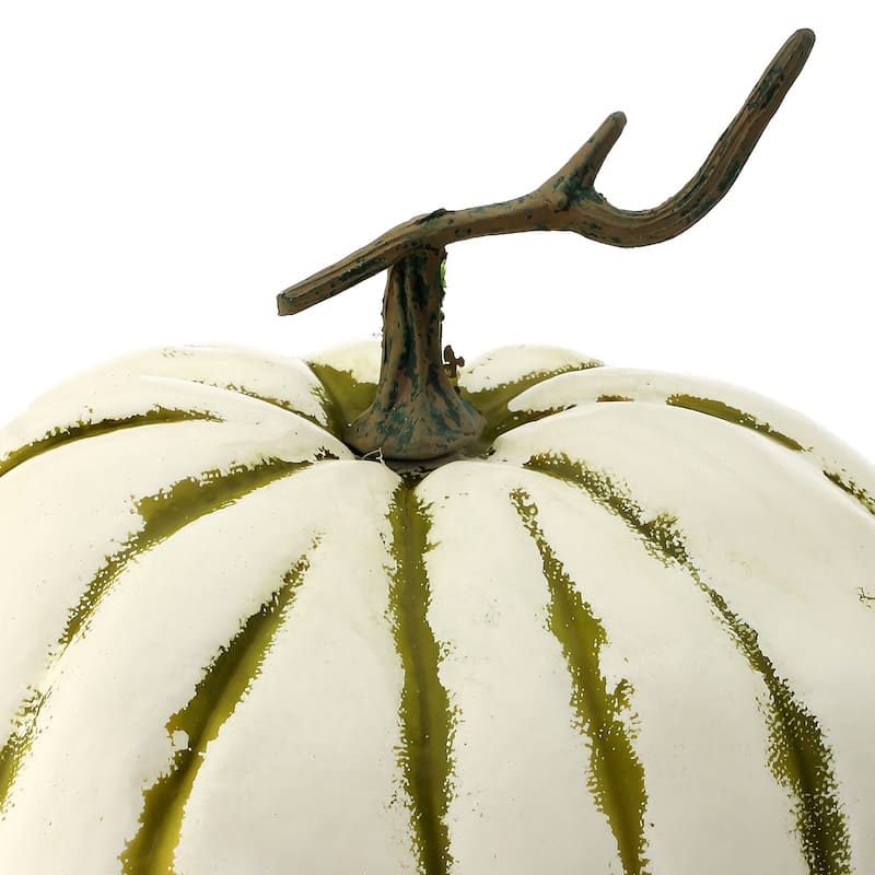 11" Latex Harvest Vine Pumpkin