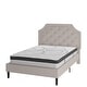 preview thumbnail 51 of 121, Tufted Platform Bed with 10 Inch Pocket Spring Mattress