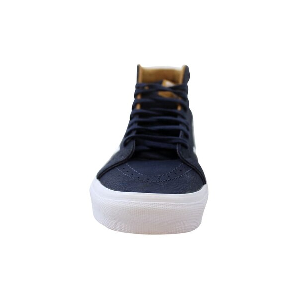 vans sk8 hi navy leather