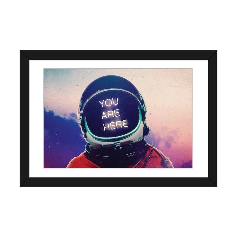iCanvas "Where You Are" by Seamless - Black - 24x32x1