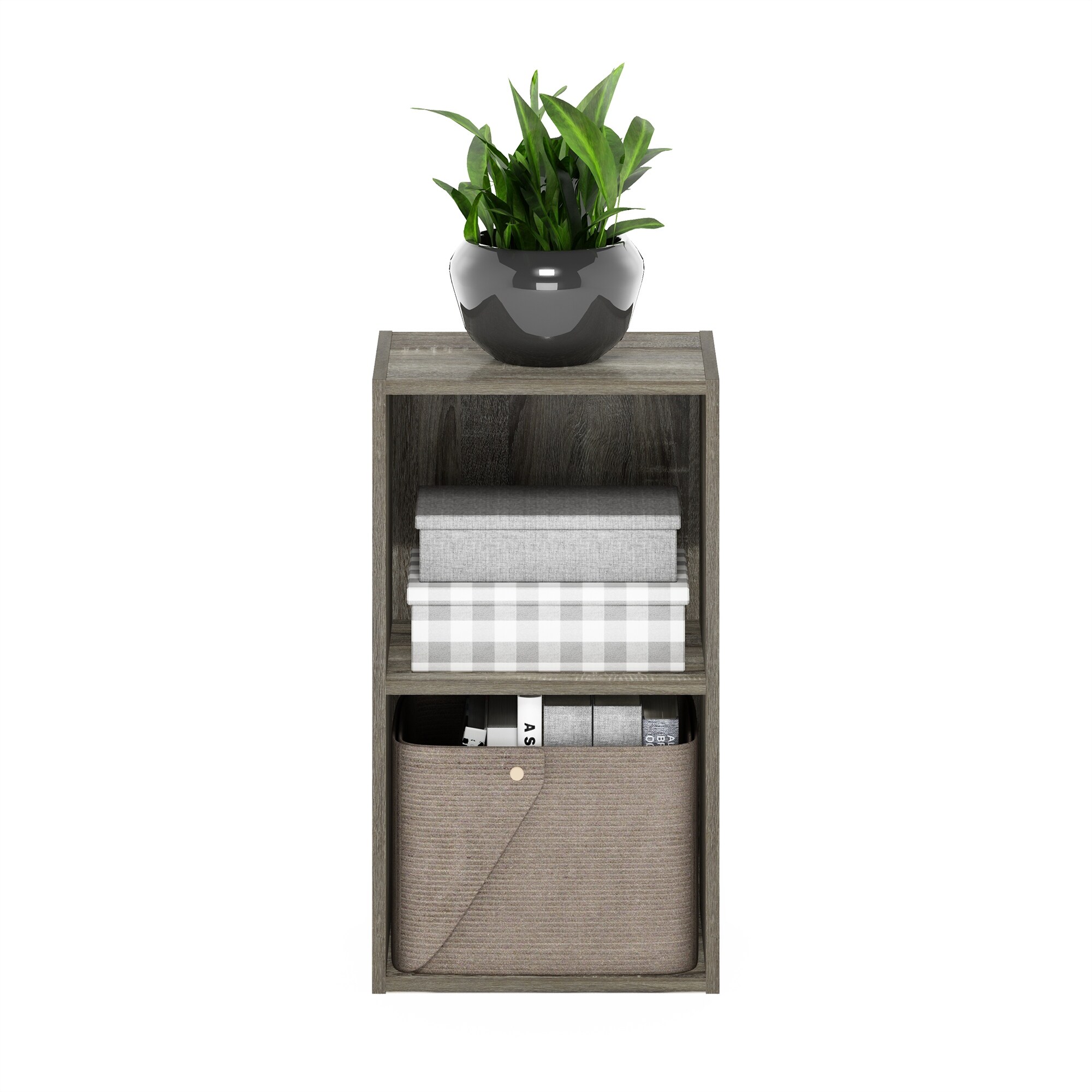 Furinno Pasir 2-Tier Open Shelf Bookcase-image